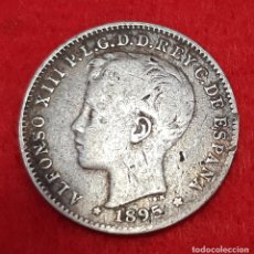 Monedas de España: MONEDA PLATA 20 CENTAVOS PUERTO RICO 1895 MBC ORIGINAL B41. Lote 219613070