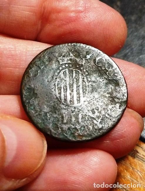 Monedas de Espa&ntilde;a: Moneda de 3 quartos, Fernando VII, 1811 - Foto 1