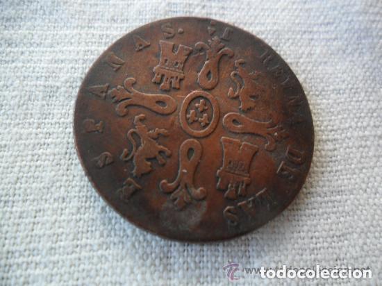 Monedas de Espa&ntilde;a: MONEDA DE ISABEL II DE 8 MARAVEDIES 1849 - Foto 5