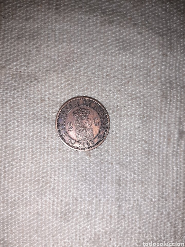 Monedas de Espa&ntilde;a: 1904*04 2 C&Eacute;NTIMOS ALFONSO XIII SMV .NUMISM&Aacute;TICA COLISEVM - Foto 2