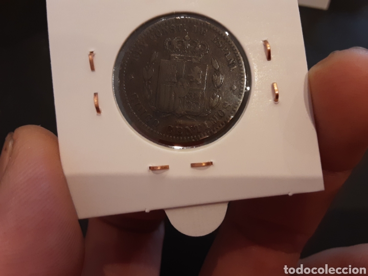 Monedas de Espa&ntilde;a: Moneda 5 Centimos 1879 Alfonso XII Espa&ntilde;a - Foto 2
