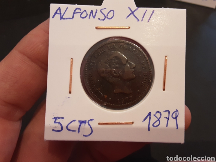 Monedas de Espa&ntilde;a: Moneda 5 Centimos 1879 Alfonso XII Espa&ntilde;a - Foto 1