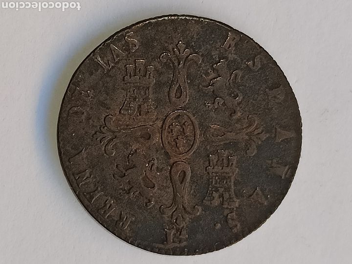 Monedas de Espa&ntilde;a: 8 Maraved&iacute;s 1844 Jubia - Foto 2