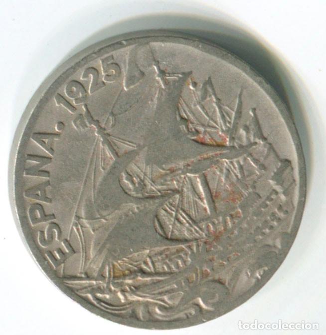 Monedas de Espa&ntilde;a: Espa&ntilde;a, 1925, moneda de 25 c&eacute;ntimos - Foto 1