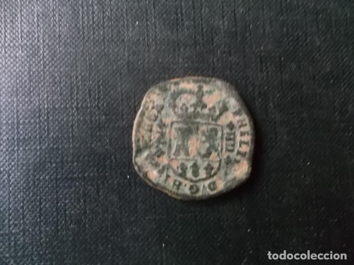 Monedas de Espa&ntilde;a: moneda de 4 maravedis Zaragoza - Foto 3