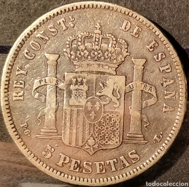 Monedas de Espa&ntilde;a: Alfonso XIII PGL - 5 pts - Foto 2