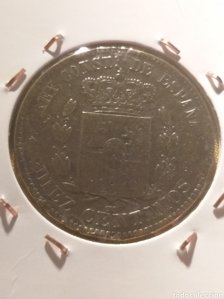 Monedas de Espa&ntilde;a: 10 c&eacute;nt. 1878, Alfonso XII. - Foto 2