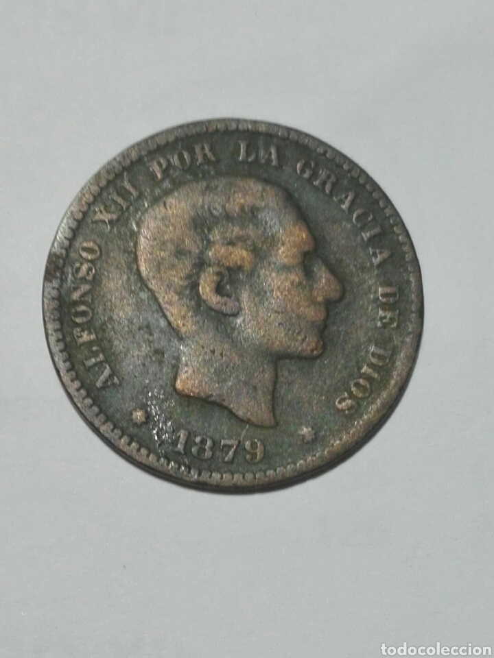 Monedas de Espa&ntilde;a: MONEDA ESPA&Ntilde;A ALFONSO XII 5 CENTIMOS 1879 - Foto 1