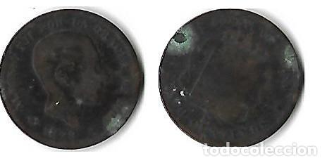 Monedas de Espa&ntilde;a: ALFONSO XII 1879 CINCO CENTIMOS - Foto 1