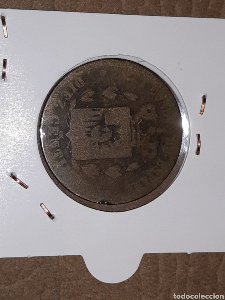 Monedas de Espa&ntilde;a: 10 cms cobre ALFONSO XII 1878 - Foto 2