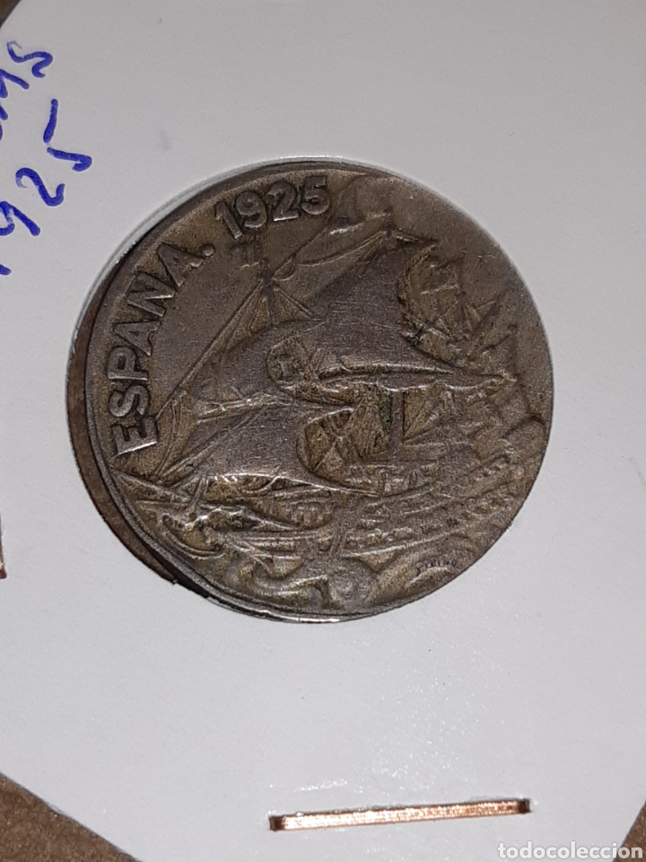 Monedas de Espa&ntilde;a: Moneda 25 cms Espa&ntilde;a 1925 - Foto 1