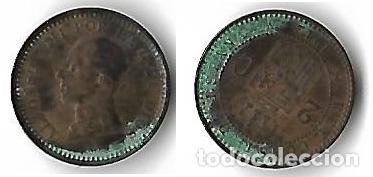 Monedas de Espa&ntilde;a: ALFONSO XIII -1912-12 PG -V -2 CENTIMOS EBC - Foto 1
