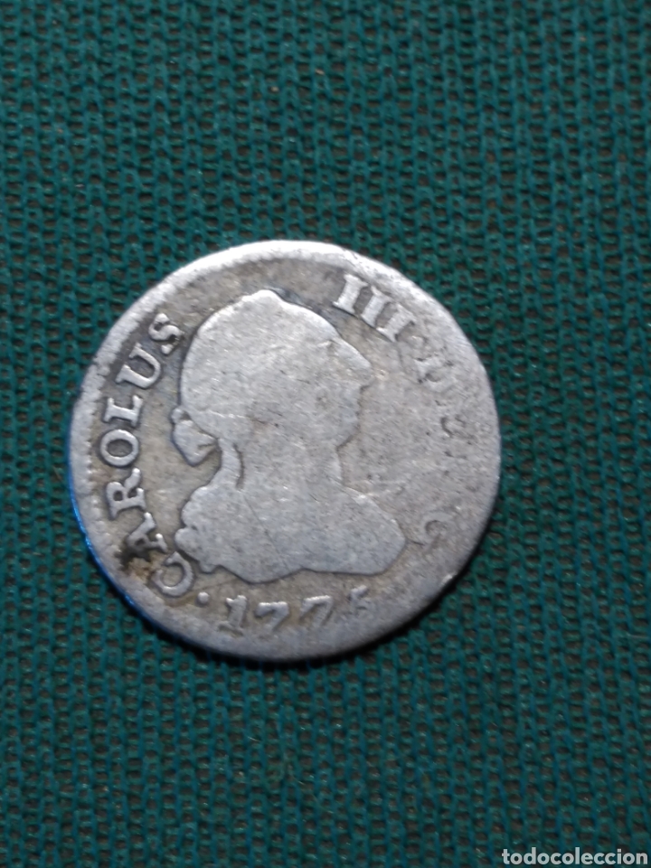 Monedas de Espa&ntilde;a: Carlos III 1/2 real plata 1775. - Foto 1