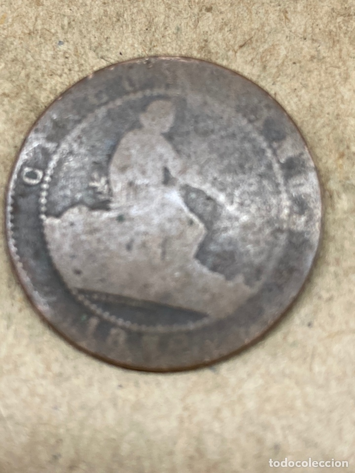 Monedas de Espa&ntilde;a: Moneda 1872 cinco c&eacute;ntimos - Foto 2