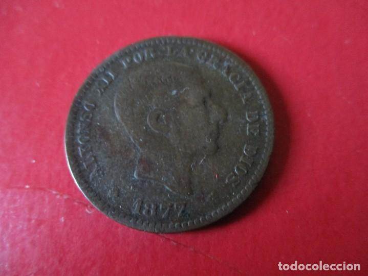 Monedas de Espa&ntilde;a: Alfonso XII. 5 centimos. 1877 - Foto 1