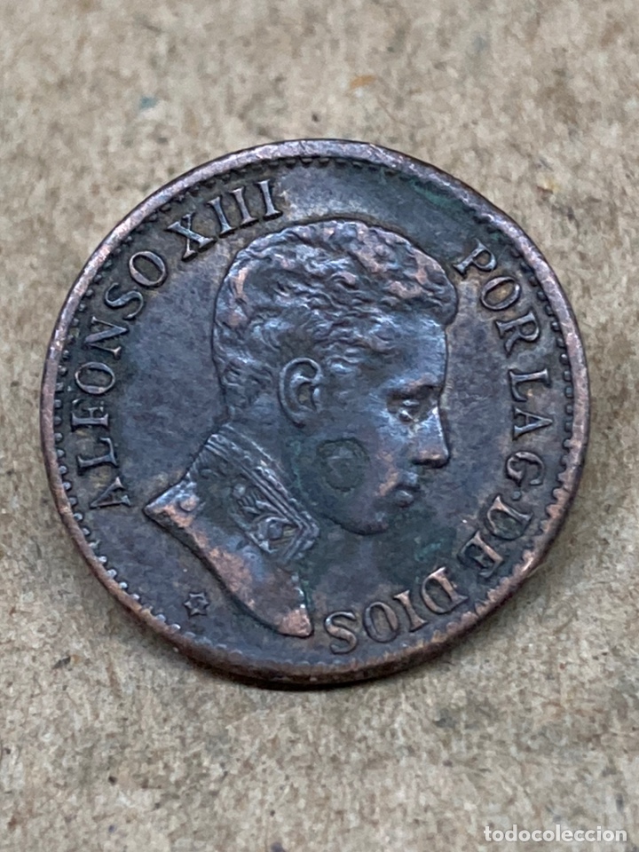 Monedas de Espa&ntilde;a: Moneda 2centimos 1906 - Foto 2