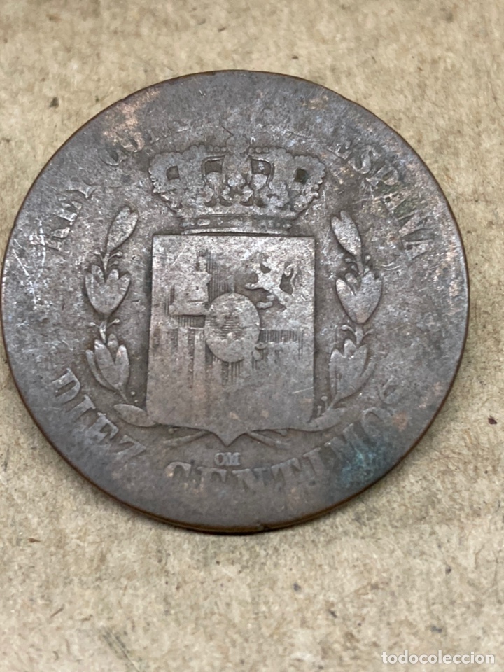 Monedas de Espa&ntilde;a: Moneda diez c&eacute;ntimos 1878 - Foto 2
