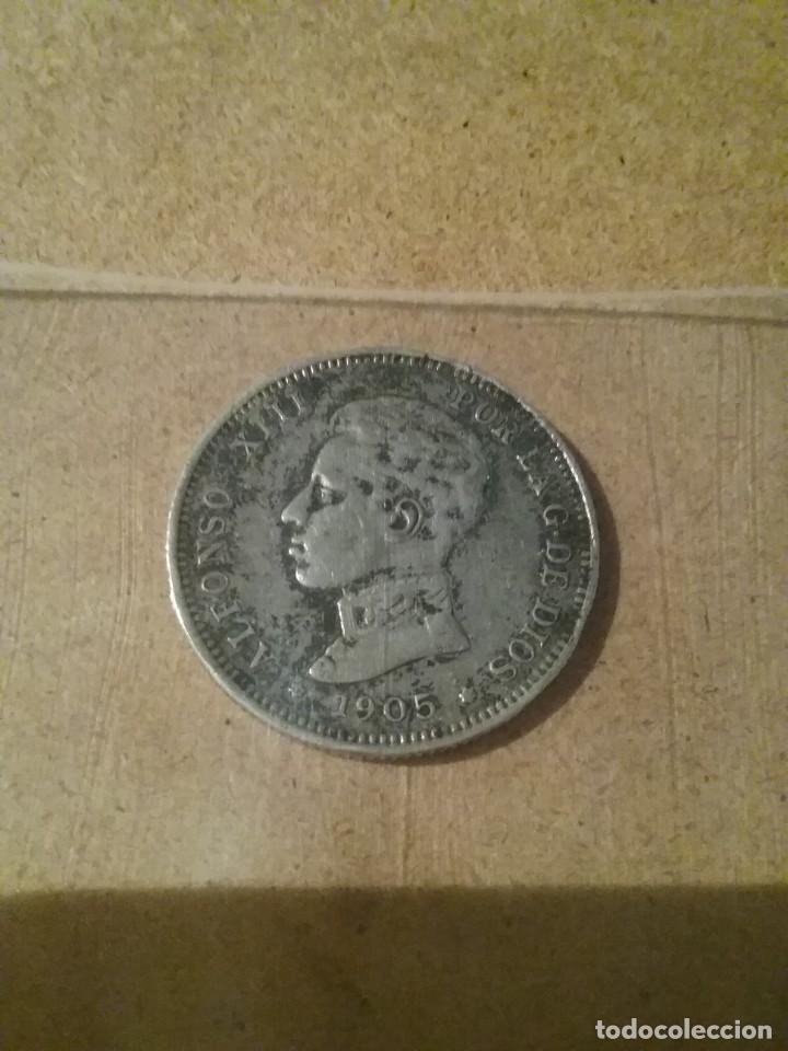 Monedas de Espa&ntilde;a: Moneda 2 pts Alfonso XIII. 1905 (149) - Foto 1