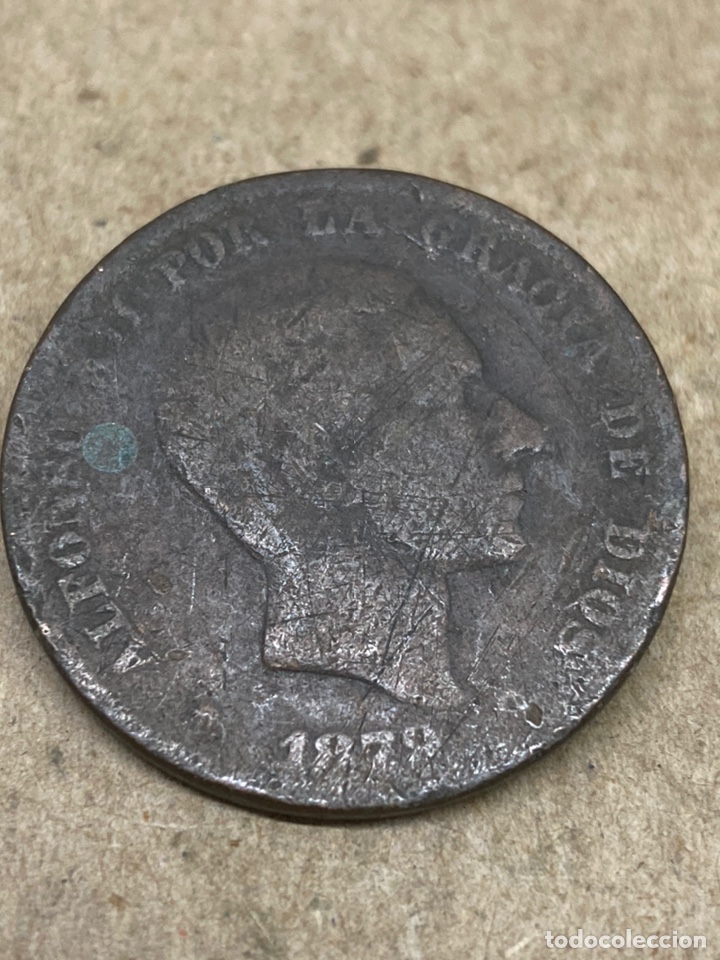 Monedas de Espa&ntilde;a: Moneda diez c&eacute;ntimos 1879 - Foto 1