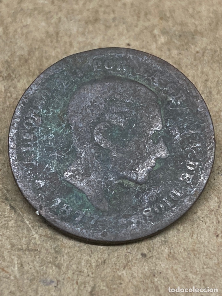 Monedas de Espa&ntilde;a: Moneda 1877 Alfonso XII - Foto 2