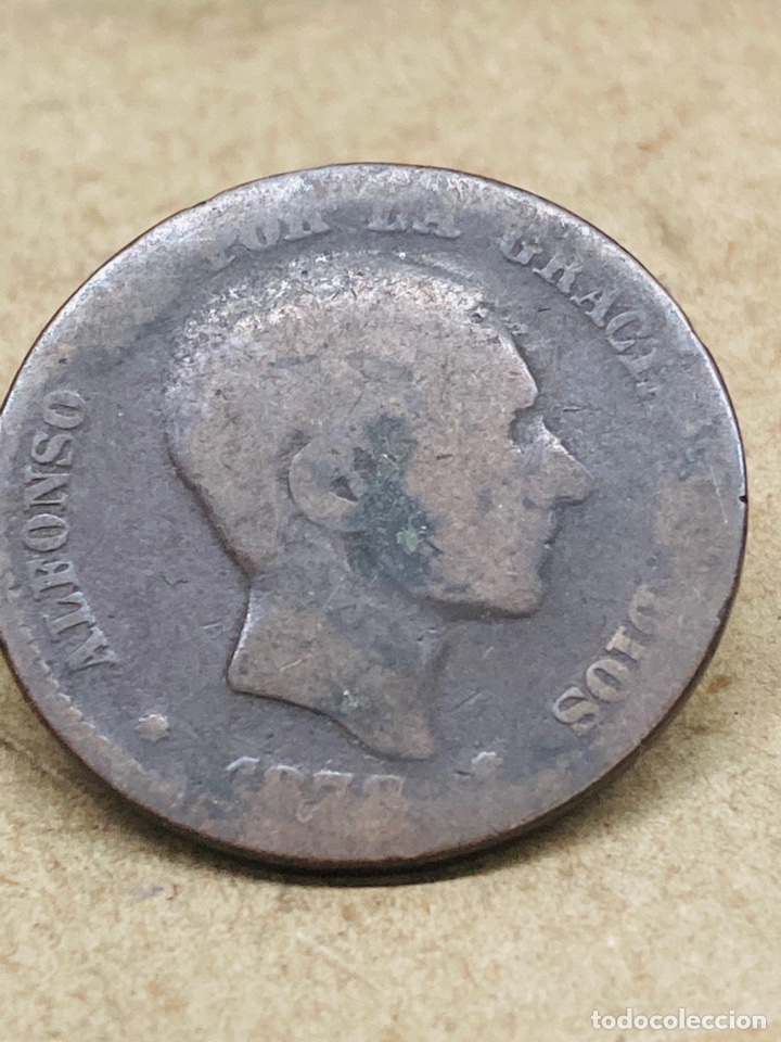 Monedas de Espa&ntilde;a: Moneda diez c&eacute;ntimos 1878 - Foto 1