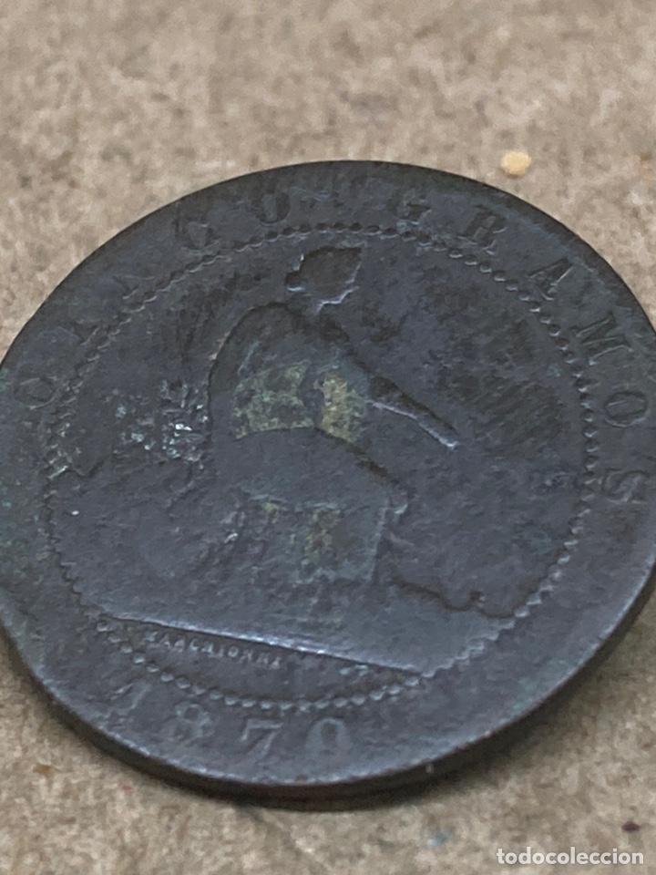 Monedas de Espa&ntilde;a: Moneda cinco c&eacute;ntimos 1879 - Foto 2