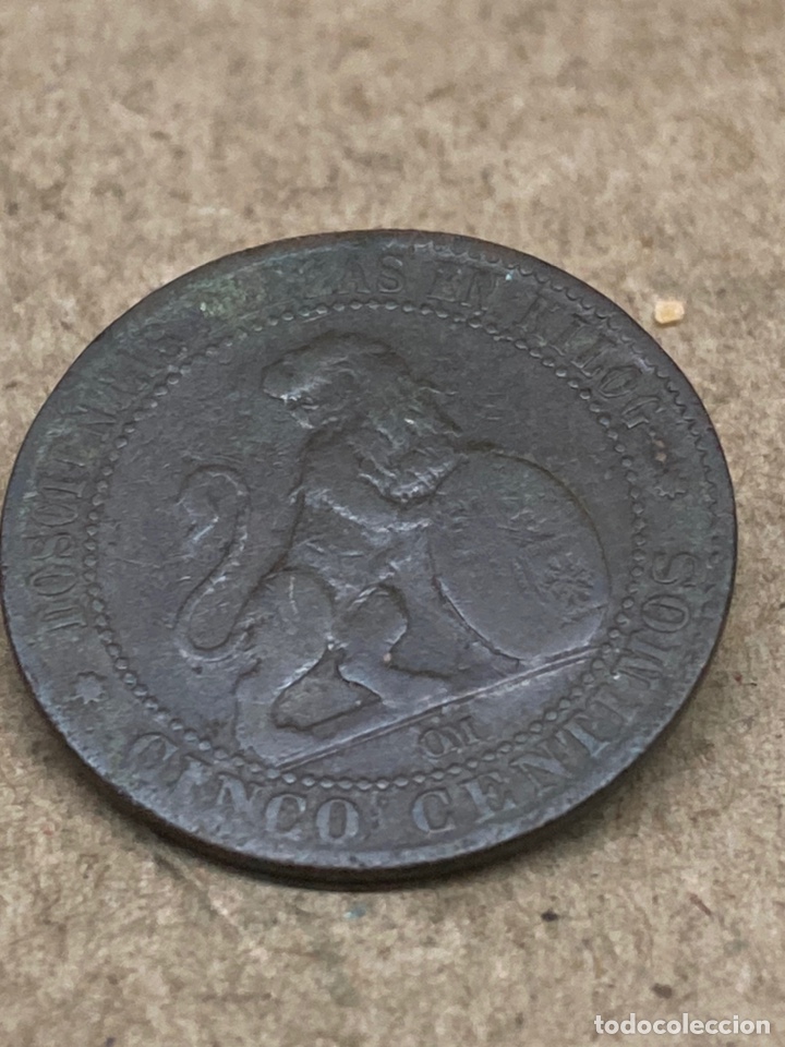 Monedas de Espa&ntilde;a: Moneda cinco c&eacute;ntimos 1879 - Foto 1