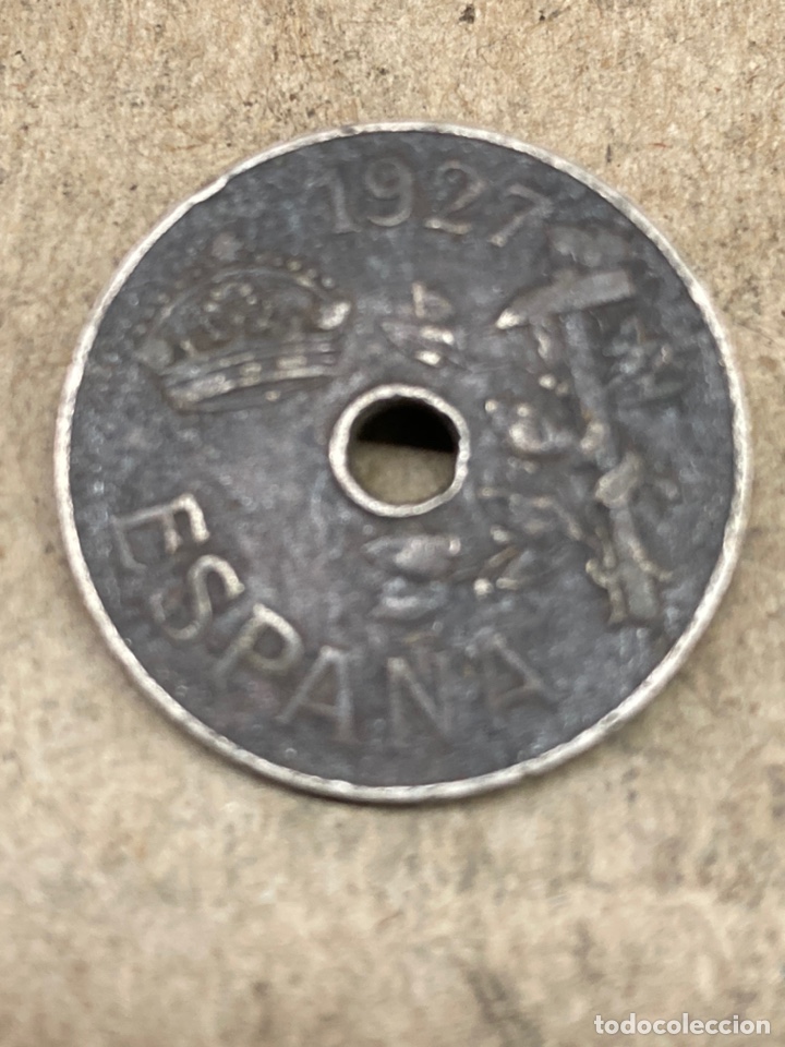 Monedas de Espa&ntilde;a: Moneda 25 c&eacute;ntimos 1927 - Foto 2