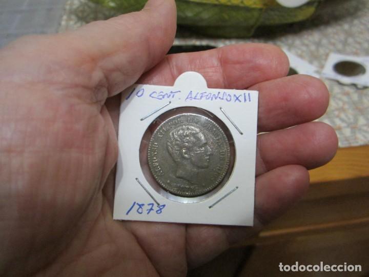 Monedas de Espa&ntilde;a: moneda de 10 c&eacute;ntimos de 1878 Alfonso XII - Foto 1