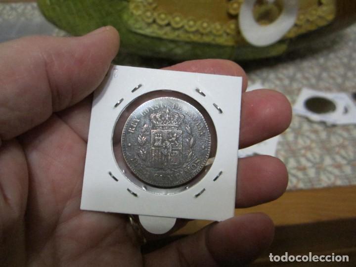 Monedas de Espa&ntilde;a: moneda de 10 c&eacute;ntimos de 1878 Alfonso XII - Foto 2
