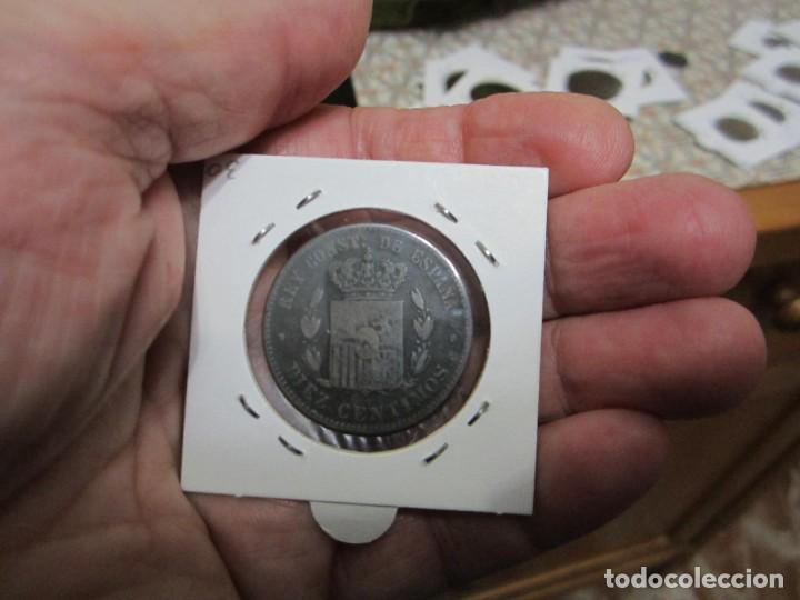 Monedas de Espa&ntilde;a: moneda de 10 c&eacute;ntimos de 1879 Alfonso XII - Foto 2