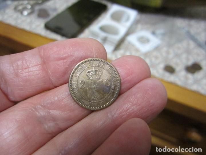 Monedas de Espa&ntilde;a: moneda de 2 c&eacute;ntimos de 1904*04 Alfonso XIII - Foto 2