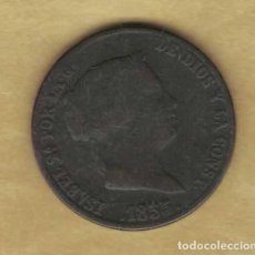 Monedas de España: ISABEL II 1855 SEGOVIA 25 CÉNTIMOS DE REAL 119. Lote 227000160