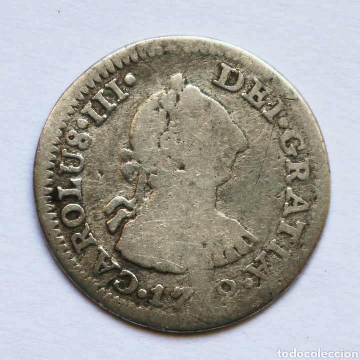 Monedas de Espa&ntilde;a: MEDIO 1/2 REAL 1772 CARLOS III MEXICO - Foto 1