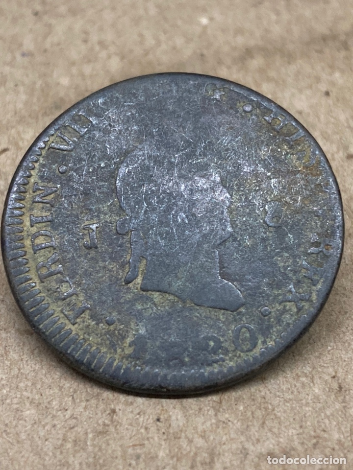 Monedas de Espa&ntilde;a: Moneda 1820 Ferdin VII - Foto 1