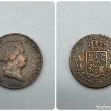 Monedas de España: MONEDA. ISABEL II. 25 CENTIMOS DE REAL. 1854. SEGOVIA. VER FOTOS. Lote 228099992
