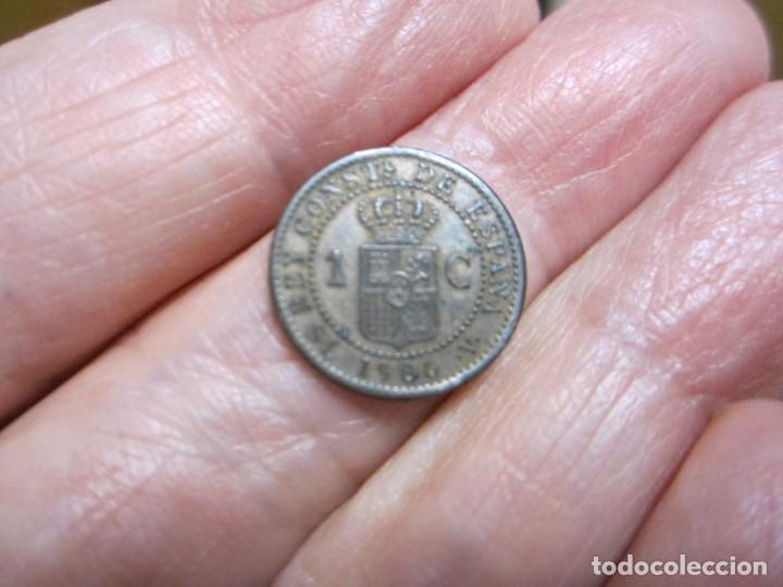 Monedas de Espa&ntilde;a: MONEDA DE 1 C&Eacute;NTIMO DE 1906 *6 de ALFONSO XIII - Foto 2