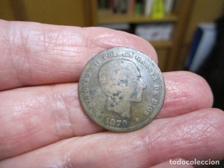Monedas de Espa&ntilde;a: MONEDA DE 5 C&Eacute;NTIMOS DE ALFONSO XII DE 1879 - Foto 1