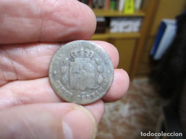 Monedas de Espa&ntilde;a: MONEDA DE 5 C&Eacute;NTIMOS DE ALFONSO XII DE 1879 - Foto 2