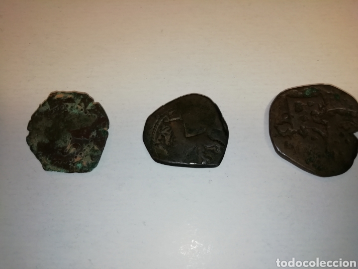 Monedas de Espa&ntilde;a: Lote 3 monedas antiguas Espa&ntilde;a - Foto 2