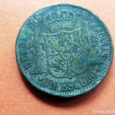 Monedas de España: MONEDA - ISABEL II - UN ESCUDO PLATA - 1868 - KM 626.1 - BC -. Lote 229563840