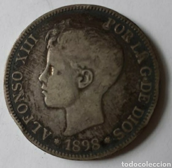 Monedas de Espa&ntilde;a: Monedas Alfonso XIII 1898 - Foto 1