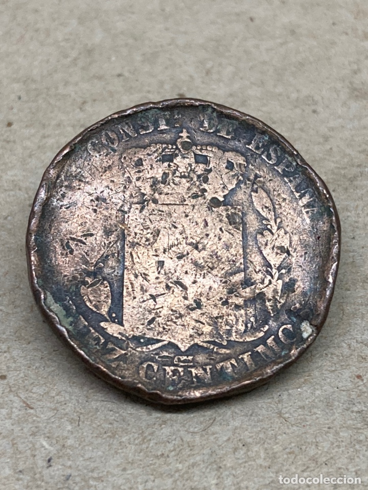 Monedas de Espa&ntilde;a: Moneda diez c&eacute;ntimos 1878 - Foto 2