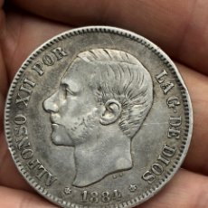 Monedas de España: MONEDA DE PLATA 5 PESETAS AÑO 1884 ESTRELLA *18*84. Lote 230474850