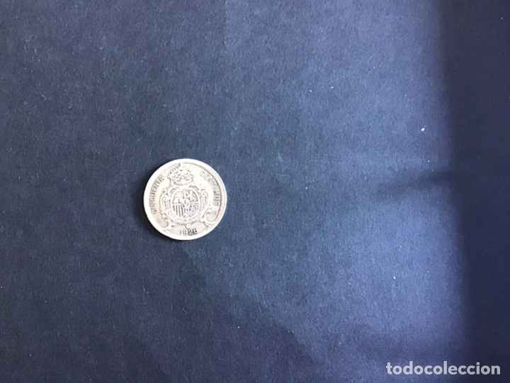 Monedas de Espa&ntilde;a: 50 C&Eacute;NTIMOS DE PLATA ALFONSO XII 1926 - Foto 3
