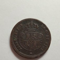 Monedas de España: MONEDA DE COBRE ISABEL II. 2 DECIMAS DE REAL 1853.. Lote 230597465