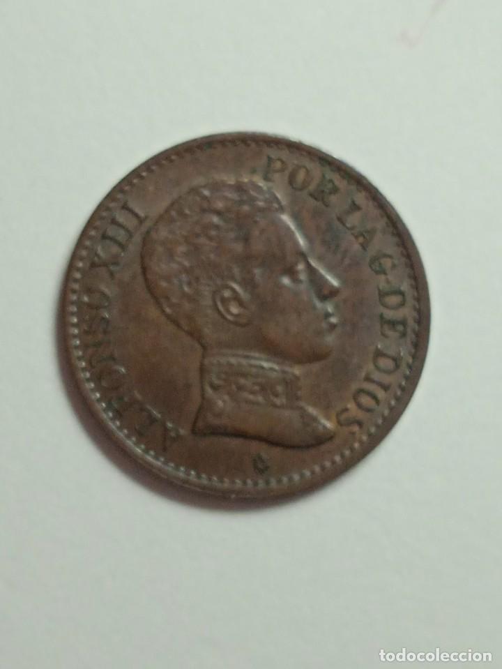 Monedas de Espa&ntilde;a: MONEDA DE COBRE ALFONSO XIII, 1 CENT, 1906. - Foto 1