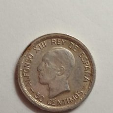 Monedas de España: MONEDA PLATA 50 CENTIMO DE ALFONSO XIII AÑO 1926.. Lote 230930145