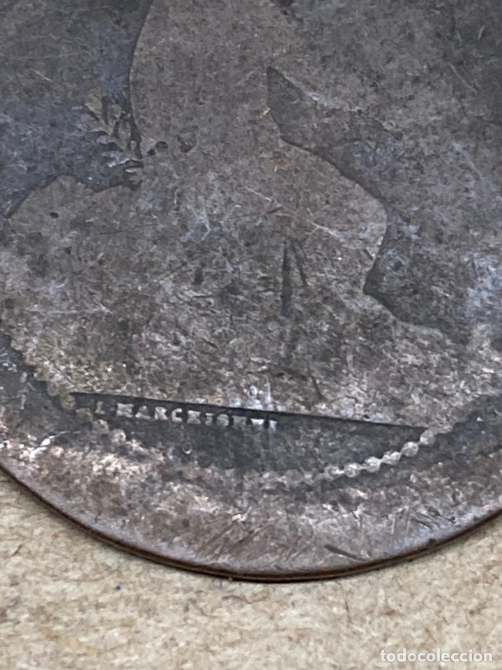 Monedas de Espa&ntilde;a: Moneda diez c&eacute;ntimos 1870 - Foto 2