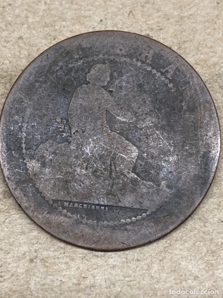 Monedas de Espa&ntilde;a: Moneda diez c&eacute;ntimos 1870 - Foto 1